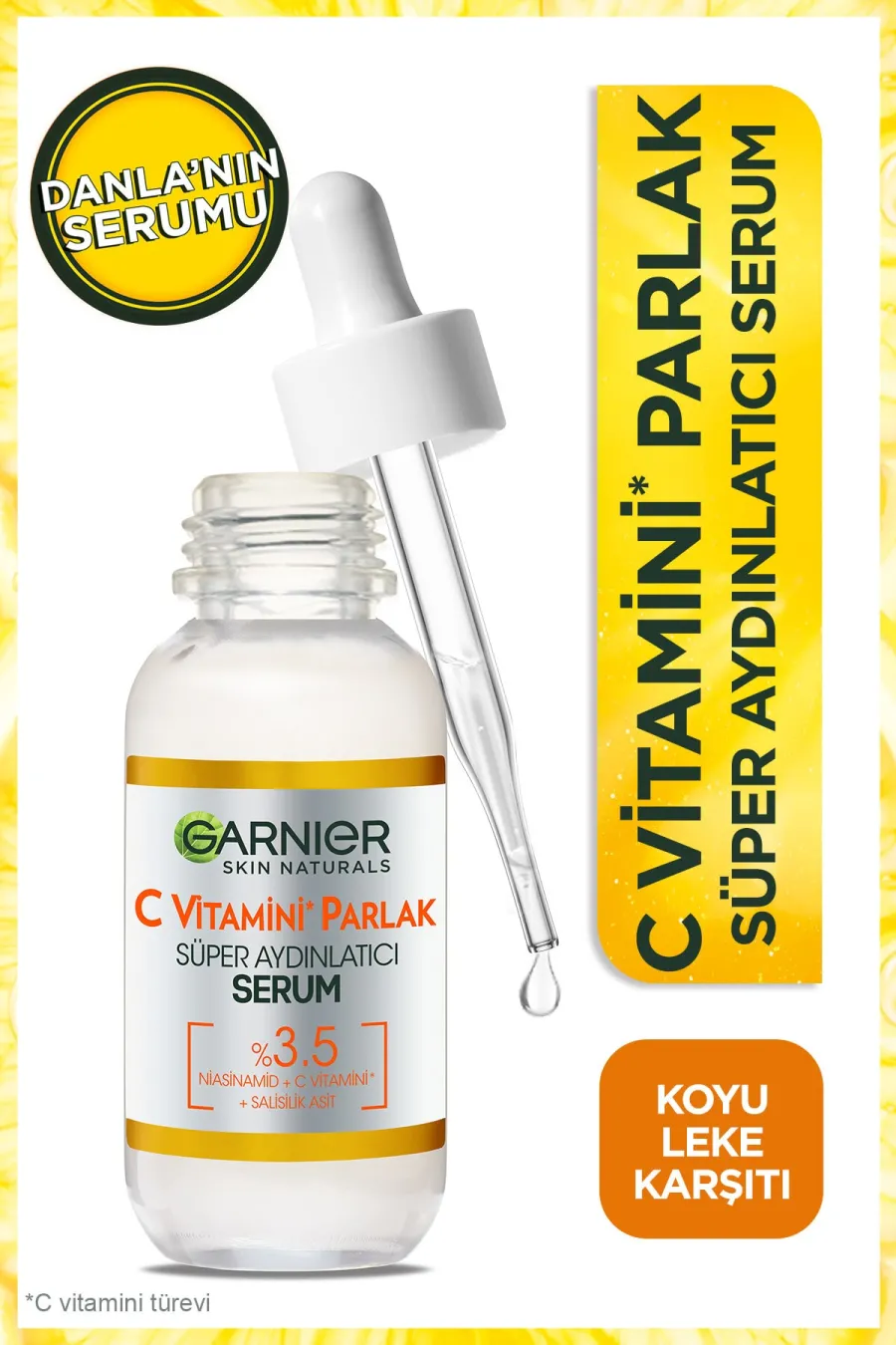 مناسب برای انواع تایپ های پوستیجلوگیری از جوش و آکنه C Vitamini Parlak Süper Aydınlatıcı Serum 30ml گارنیر Garnier سرم ویتامین C