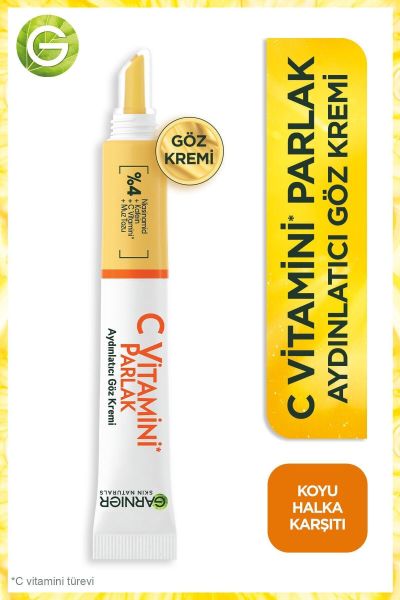 C Vitamini Parlak Aydınlatıcı Göz Kremi 15ml گارنیر Garnier کرم دور چشم ویتامین C