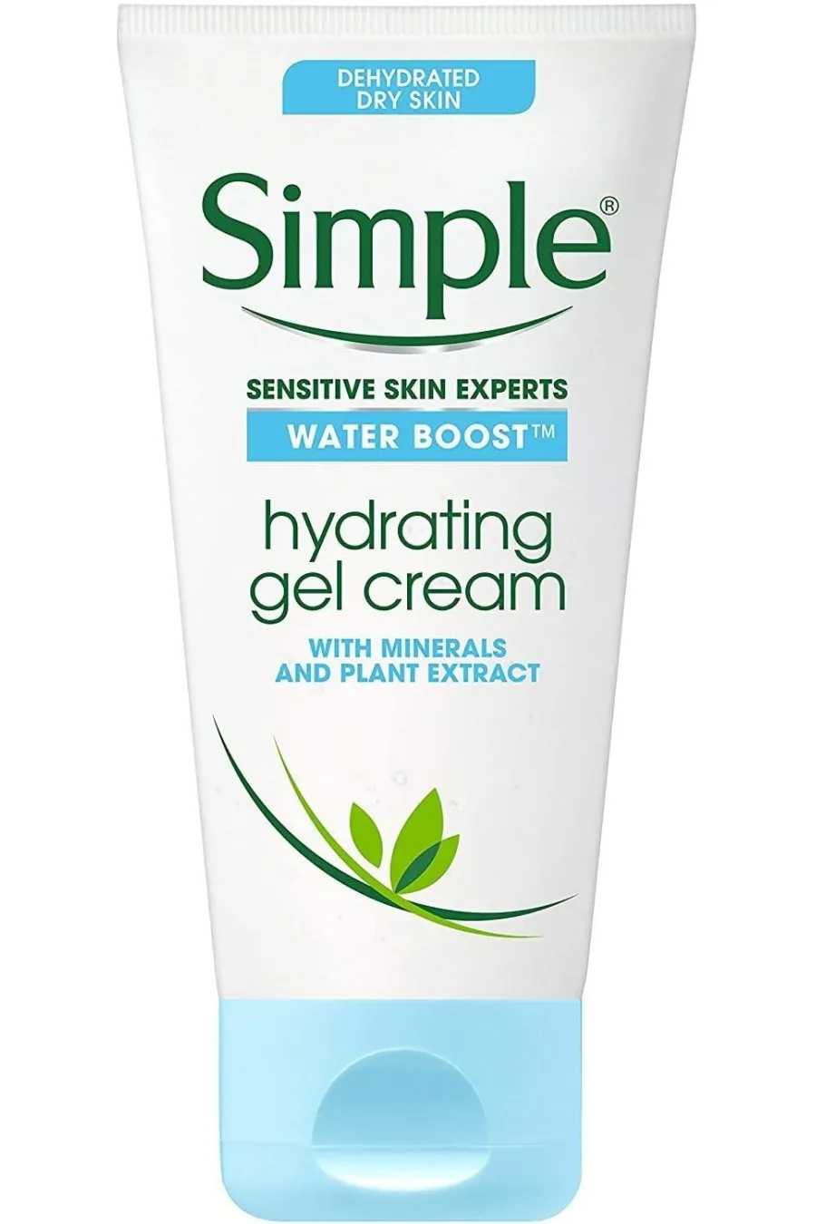 مناسب برای انواع پوست ها حتی پوست های حساسدارای بافت ژلی و بر پایه آب Water Boost Hydrating Gel Cream سیمپل Simple ژل کرم آبرسان Water Boost