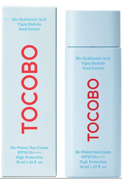 مناسب-برای-همه-پوست-هابدون-چربی-Bio-Watery-Sun-Cream-SPF50-PA++++-توکوبو-Tocobo-ضد-آفتاب-آبرسان-BIO-WATER