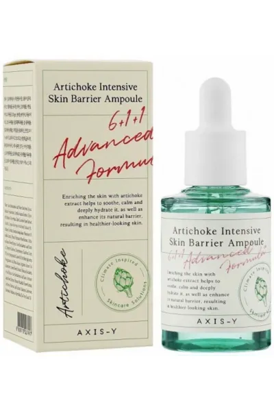 ترمیم-کننده-سد-دفاعی-پوست-در-۷-روزتهیه-شده-از-۷-ماده-طبیعی-Artichoke-Intensive-Skin-Barrier-Ampoule-30-ml-/-اکسیس-وای-AXIS-y-سرم-آبرسان-و-تقویت-سد-دفاعی