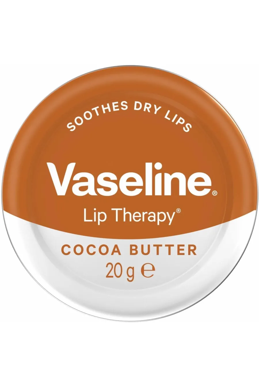 Lip Therapy | Vaseline Lip Balm | Lip Moisturizer for Very Dry Lips | Cocoa Butter | 20g وازلین Vaseline بالم لب کره کاکائو