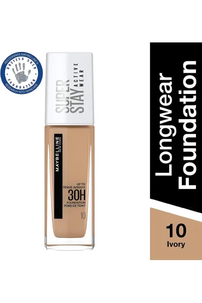 Super-Stay-Active-Wear-Foundation---10-Ivory-میبلین-نیویورک-Maybelline-New-York-کرم-پودر-سوپر-استی-Ivory-10