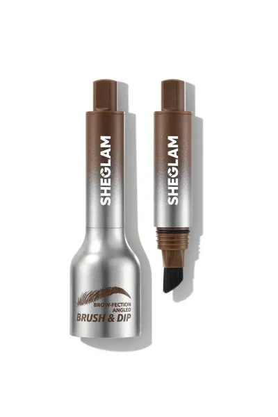 BROW-FECTION-ANGLED-BRUSH-&-DIP--TAUPE-شیگلم-Sheglam-هاشور-ابرو-رنگ-مایل-به-زرد