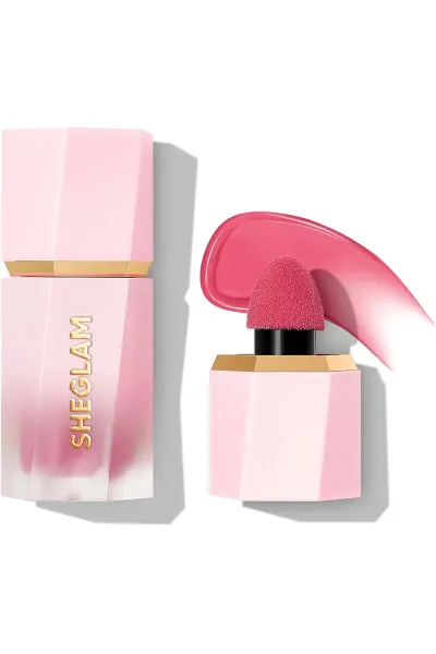 Color-Bloom-Liquid-Blush-Makeup-for-Cheeks-Matte-Finish---On-Point-شیگلم-Sheglam-رژگونه-رنگ-On-Point