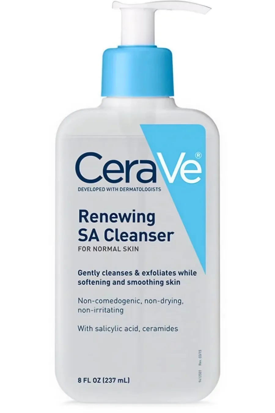 شوینده سالیسیلیک اسید سراوی✓ CeraVe Renewing SA Cleanserمناسب برای پوست‌های خشک و  زبر و ناهموار و نرمال و مستعد جوش و آکنه Renewing SA Cleanser 273 Ml سراوی CeraVe شوینده سالیسیلیک اسید ۲۷۳ میل