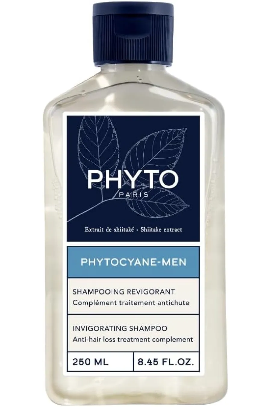 شامپو ضد ریزش فیتو سیان آقایانافزایش گردش خون مویرگی Phytocyane Invigorating shampoo Men 250 ml   فیتو Phyto شامپو ضدریزش آقایان