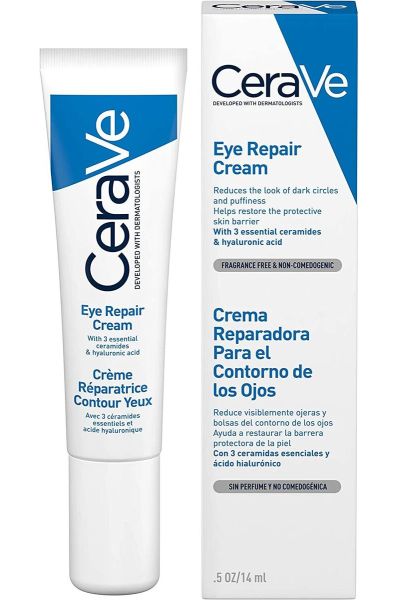 Eye Repair Cream 14 ml0.5 oz Eye Cream for Dark Circles Puffiness سراوی CeraVe کرم دور چشم ترمیم کننده