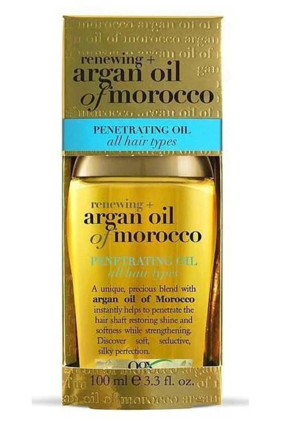 مناسب برای همه نوع موبرطرف کننده مو خوره Saç Bakım Yağı Argan Oil Morocco 100ml او جی ایکس Ogx روغن مراقبت از مو آرگان